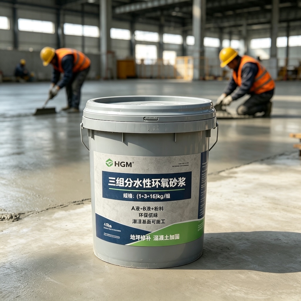 洪江三组份水性环氧砂浆
